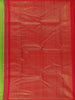 Green Stripes And Floral Woven Pure Kanchipuram Silk Saree