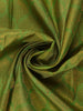 Green Tree Woven Kanchipuram Silk Saree With Contrast Red Zari Border