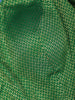 Green Zigzag Design Silk Readymade Blouse