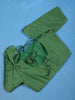 Green Zigzag Design Silk Readymade Blouse