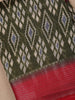 Green Diamond Designed Fancy Cotton Saree - Diadem