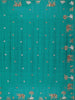 Green Elephant and Floral Designed Semi Tussar Saree - Diadem
