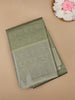 Green Floral Designed Fancy Art Silk Saree - Diadem
