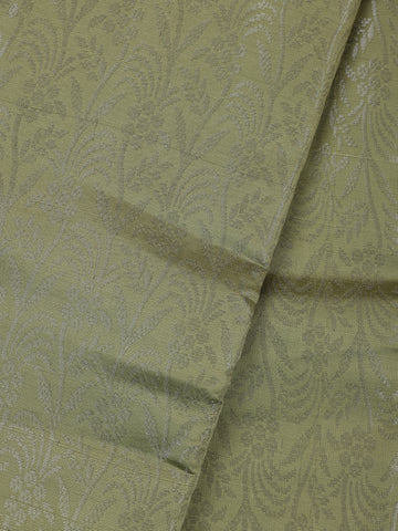 Green Floral Designed Fancy Art Silk Saree - Diadem