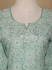 Green Floral Design Printed Cotton Salwar Suit - Diadem
