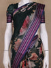 Green Floral Design Printed Kota Cotton Saree - Diadem