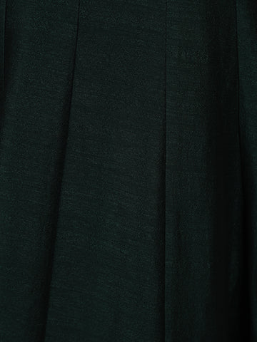Green Sequins Design Printed Semi Silk Anarkali Salwar Suit - Diadem