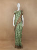 Green Floral Designed Chanderi Cotton Saree - Diadem