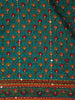 Green Floral Designed Chanderi Cotton Saree - Diadem