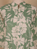 Green Floral Designed Cotton Kurti - Diadem