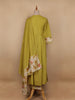 Green Floral Designed Cotton Salwar Suit