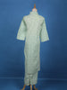 Green Floral Designed Cotton Salwar Suit - Diadem