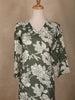 Green Floral Designed Cotton Salwar Suit - Diadem
