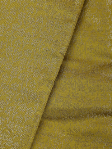 Green Floral Designed Fancy Art Silk Saree - Diadem