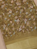 Green Floral Designed Fancy Cotton Saree - Diadem
