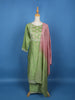 Green Floral Designed Georgette Salwar Suit