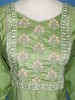 Green Floral Designed Georgette Salwar Suit