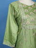 Green Floral Designed Georgette Salwar Suit