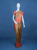 Green Floral Designed Kora Printed Saree - Diadem