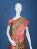Green Floral Designed Kora Printed Saree - Diadem