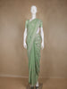 Green Floral Designed Organza Designer Saree - Diadem