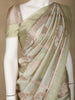 Green Floral Designed Semi Silk Fancy Saree - Diadem