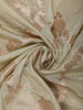 Green Floral Designed Semi Silk Fancy Saree - Diadem
