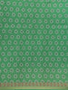 Green Floral Designed Semi Silk Saree - Diadem