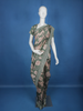 Green Floral Designed Semi Tussar Saree - Diadem