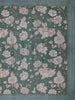 Green Floral Designed Semi Tussar Saree - Diadem