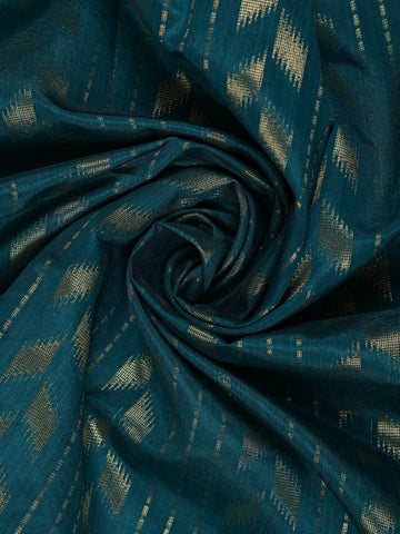 Green Floral Designed Semi Tussar Saree - Diadem