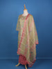Green Floral Designed Tissue Silk Salwar Suit - Diadem