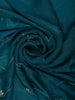 Green Floral Embroidered Organza Designer Saree - Diadem