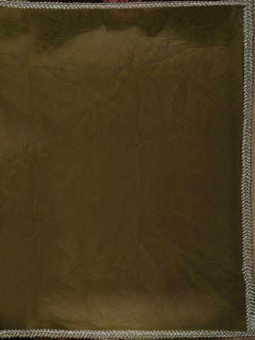 Green Floral Embroidered Organza Designer Saree - Diadem