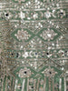 Green Floral Mirror Zari Embroidery Georgette Lehenga - Diadem