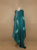 Green Floral Printed Cotton Salwar Suit - Diadem