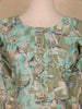 Green Floral Prints Cotton Straight Cut Salwar Suit - Diadem