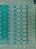 Green Floral Weave and Stone Work Banarasi Silk Saree - Diadem