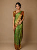 Green Floral Woven Pure Kanchipuram Silk Saree