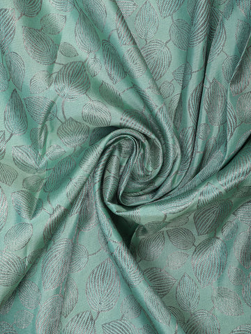 Green Floral Woven Pure Kanchipuram Silk Saree - Diadem