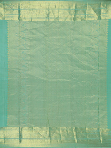 Green Paisley Weave Pure Kanchipuram Silk Saree - Diadem