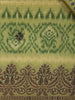 Green Pink Semi Tussar Silk Diagonal Designed Saree - Diadem