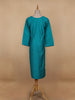 Green Solid Casual Cotton Kurti - Diadem