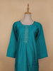 Green Solid Casual Cotton Kurti - Diadem