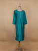 Green Solid Casual Cotton Kurti - Diadem