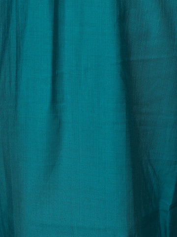Green Solid Casual Cotton Kurti - Diadem