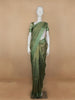 Green Stripes Designed Organza Designer Saree