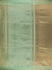 Green Stripes Designed Organza Designer Saree