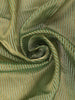 Green Stripes Designed Organza Designer Saree