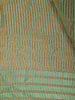 Green Stripes Designed Organza Designer Saree